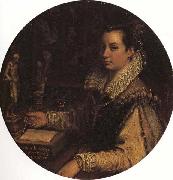 Self-Portrait in the Studiolo Lavinia Fontana